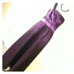 👗 Elegant One Shoulder Purple Bridesmaid dress